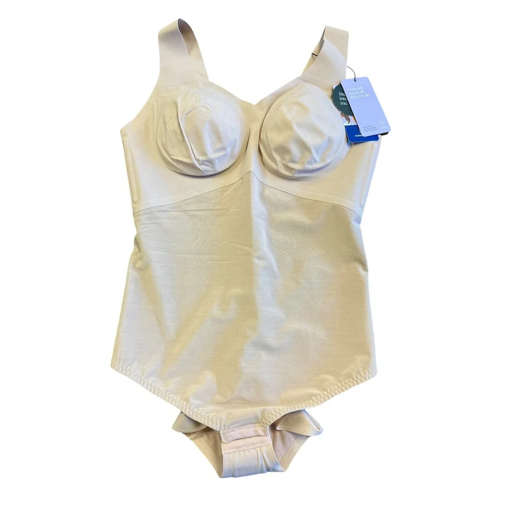 Honeylove LiftWear Tank Bodysuit Sz‎ XL Sand Shapewear Sculpting Smoothing NWT